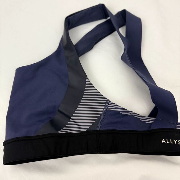 ATHLETA x ALLYSON FELIX Ultimate Legend Sports Bra XS Racerback Blue EUC A4 - Picture 5 of 5